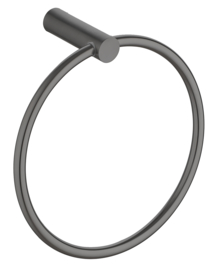 Ida handdoekring Gunmetal