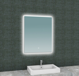 Soul spiegel + Led rechthoek 60x80cm