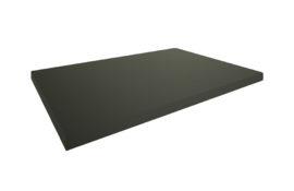 Marmaris Topblad 60x46x2,5 cm mat zwart