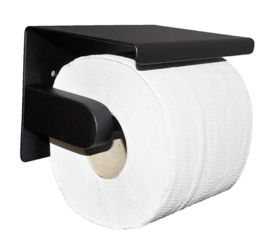 Brush toiletrolhouder mat-zwart