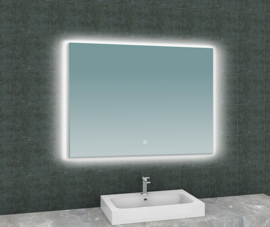 Soul spiegel + Led rechthoek 100x80cm