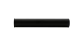 Sifon-verlengbuis 20cm met kraag mat-zwart