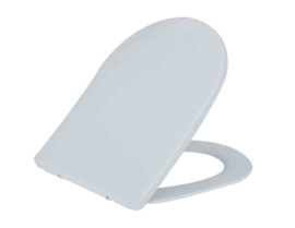 Wiesbaden Shade Slim toiletzitting + deksel one-touch mat-wit