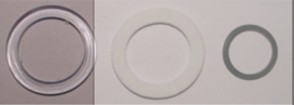 Revisie-setje rubberen ringen voor afdichting (tbv clickwaste)