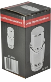 Riko thermostaatknop M-30, chroom