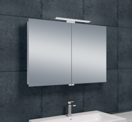 Wiesbaden luxe spiegelkast met LED verlichting 90x60x14 cm