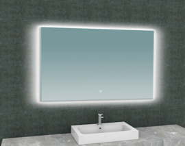 Soul spiegel + Led rechthoek 120x80cm