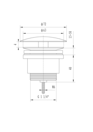 Eco design vaste waste 5/4 chroom