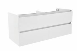 Wiesbaden Vision onderkast dubbel wit 120x46x50 cm