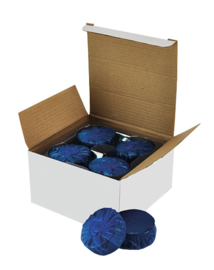 Set à 12 stuks toiletblokjes blauw tbv Geberit