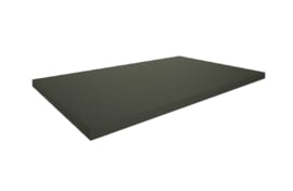 Marmaris Topblad 80x46x2,5 cm mat zwart