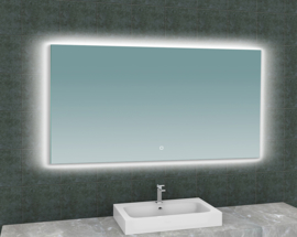 Soul spiegel + Led rechthoek 140x80cm