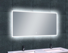 Wiesbaden Quatro LED condensvrije spiegel 120x60x4,3 cm