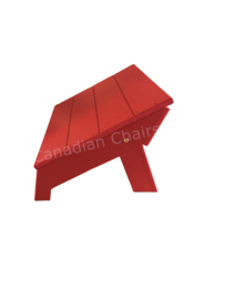 Modern Cabane footrest cardinal red