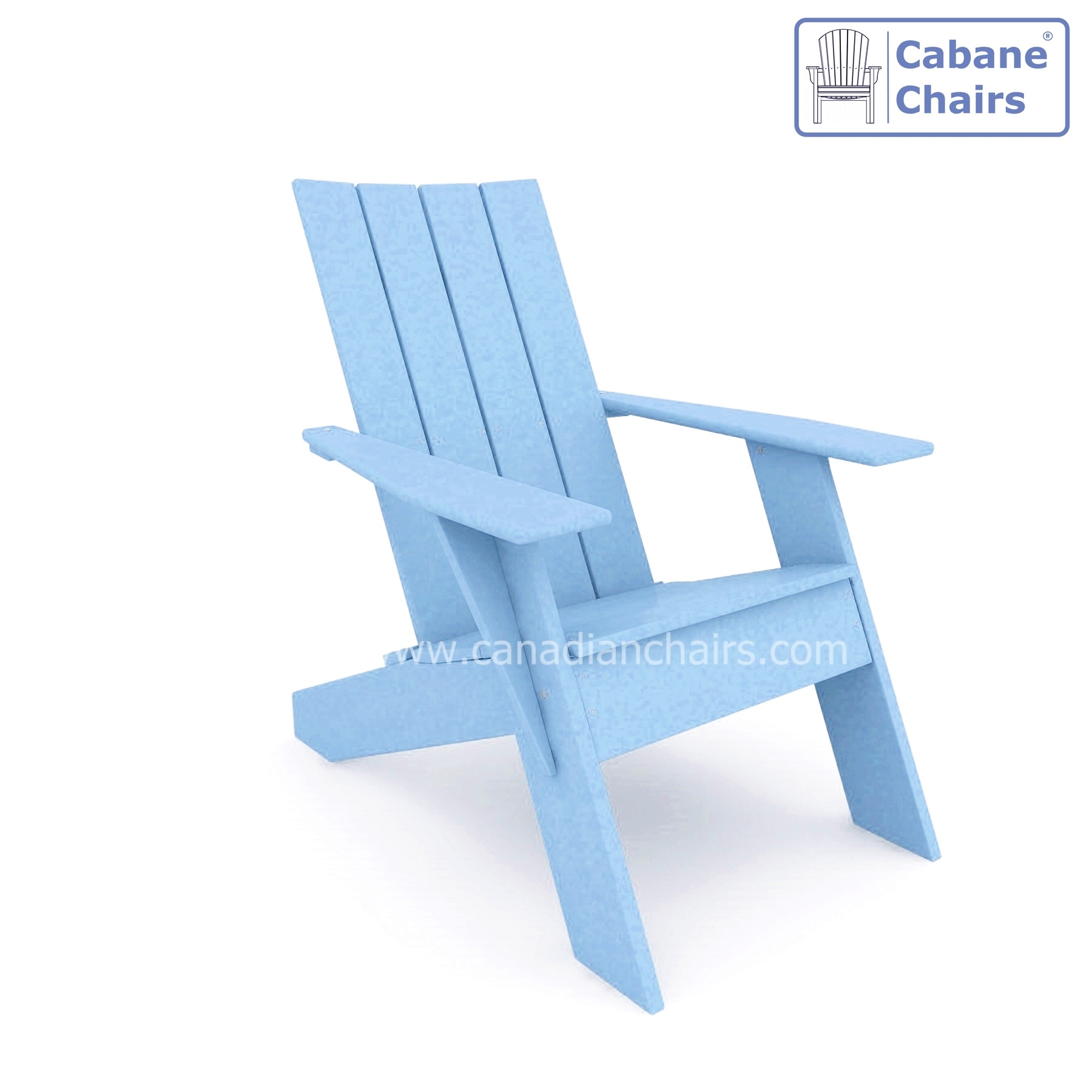 Modern Cabane chair light blue