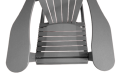 Cabane lazy leisure Adirondack chair grey