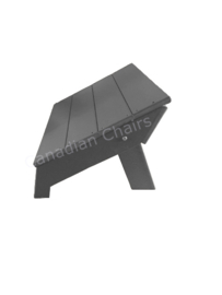 Modern Cabane footrest dark grey