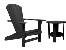 Cabane Lazy Leisure sidetable black