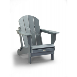 LeisureLine folding adirondack dark grey