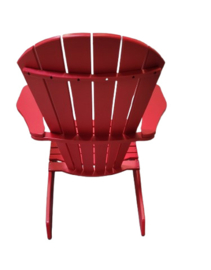 Cabane lazy leisure Adirondack chair red