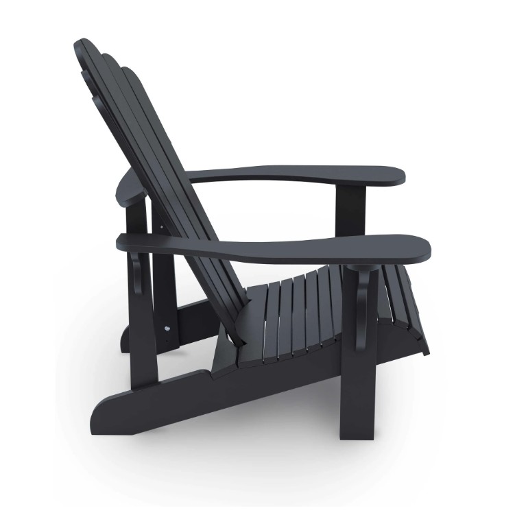 LeisureLine Adirondack chair- Black
