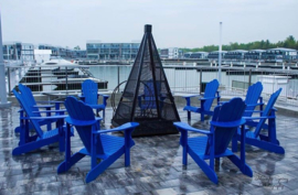 LeisureLine Adirondack chair - Royal blue