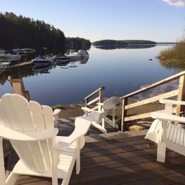 LeisureLine Adirondack chair - White