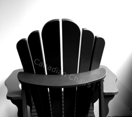 LeisureLine Adirondack chair- Black