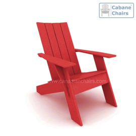 Modern Cabane chair cardinal red