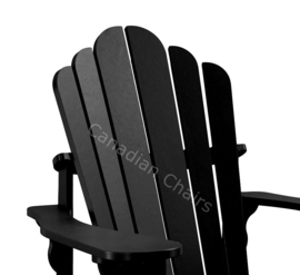 LeisureLine Adirondack chair- Black