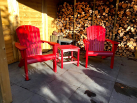Classic Cabane chair cardinal red