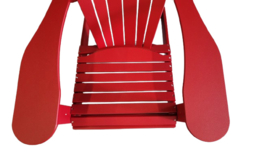 Cabane lazy leisure Adirondack chair red