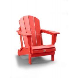 LeisureLine folding adirondack red