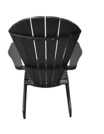 Cabane lazy leisure Adirondack chair black
