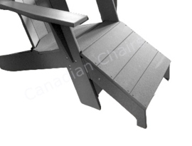 Modern Cabane footrest dark grey