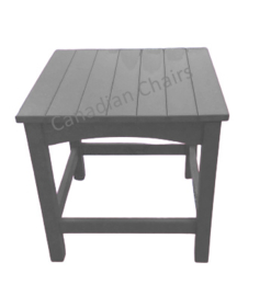 Cabane side table dark grey