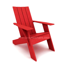 Modern Cabane chair cardinal red