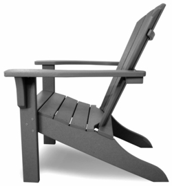 Seaside Casual Adirondack -charcoal grey