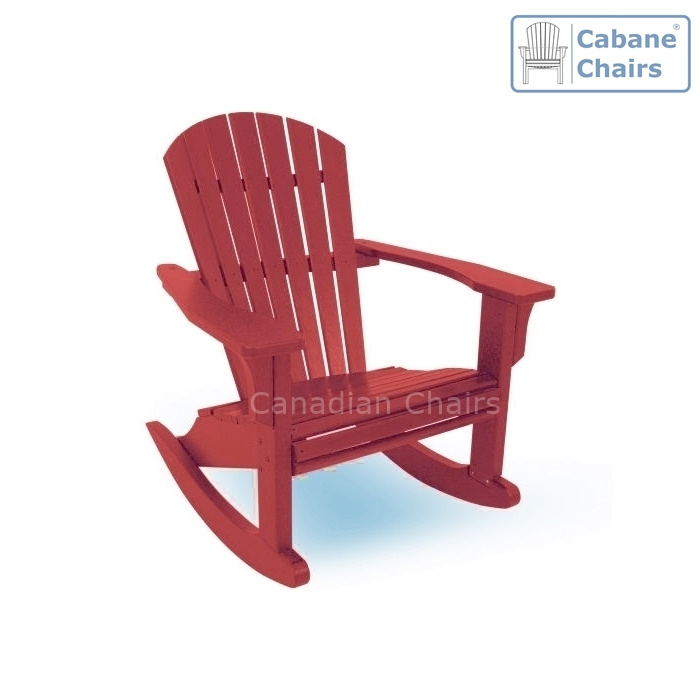 Voldoen zoet gebrek Classic Cabane rocker cardinal red | Cabane | canadianchairs, origineel  Canadese en Amerikaanse tuinmeubelen van gerecycled kunststof