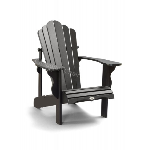 LeisureLine Adirondack chair- Black