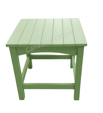 Cabane side table lime green
