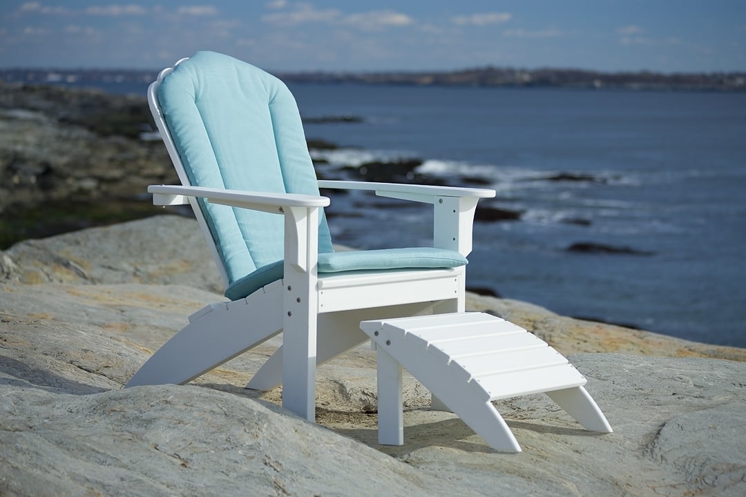 Sitzauflagen  canadianchairs, Gartenmöbel aus Kanada und Amerika, zu 100 %  aus recyceltem Kunststoff gefertigt, zB Adirondack und Muskoka stuhl