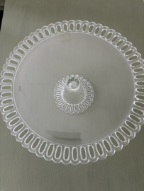 taartplateau met open gewerkt randje