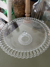 taartplateau met open gewerkt randje