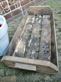 oude houten latjes bak