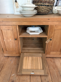 teak houten kastje