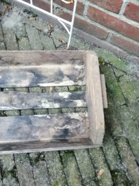 oude houten latjes bak