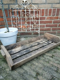 oude houten latjes bak