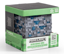 Minecraft: Diamond Ore - Illuminating Collector Replica (New)