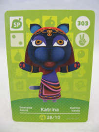 Animal Crossing Amiibo Card - Series 4 - 303: Katrina